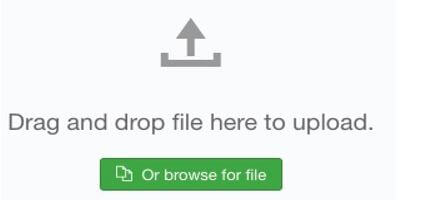 click on upload package file
