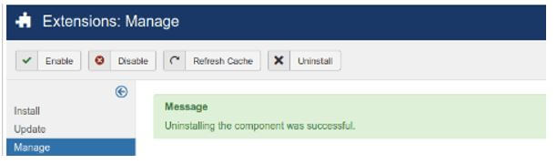 we get the successful message on the screen