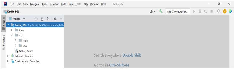check the project's structure