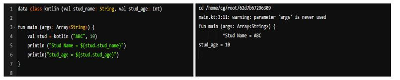 two vales with val methods