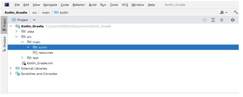 checking the project structure
