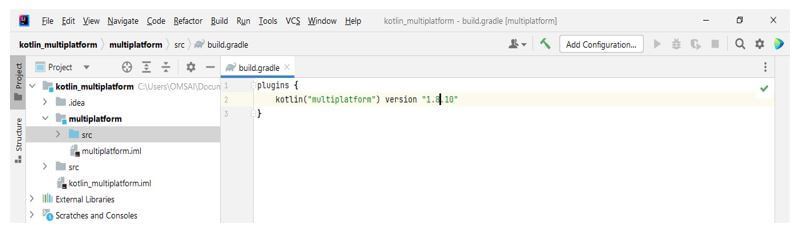gradle plugin to the kotlin multiplatform