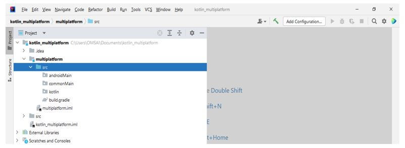 how our multiplatform project structure is looking
