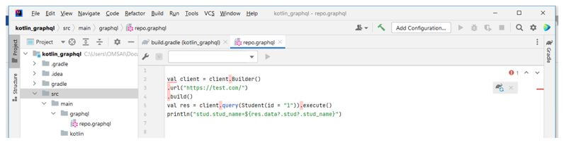 we are creating a client