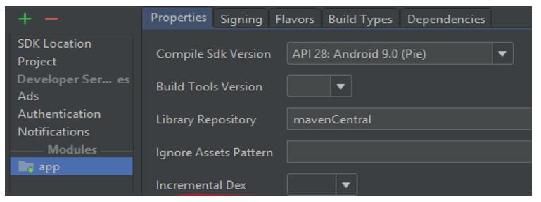 choose the java version as per the version