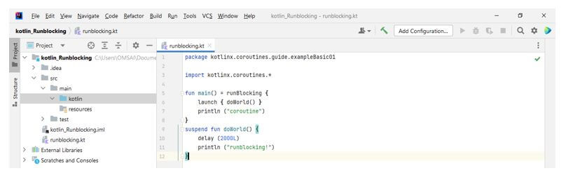 we are extracting the block in a separate function