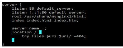 we are adding below server