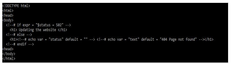 we are creating the custom html file