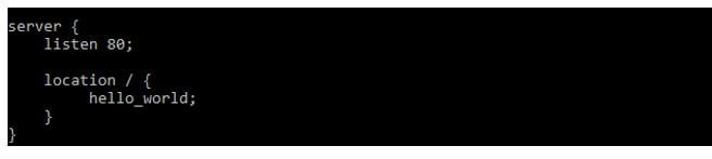 loading the configuration