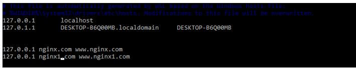 configuring the host file