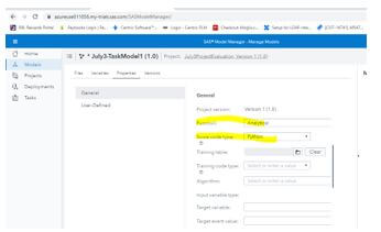 Python, Analytic Store based on the Function