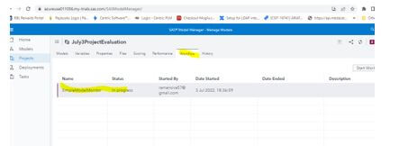 monitor the project workflow