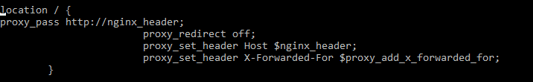 Nginx X-Forwarded-For dvbnh