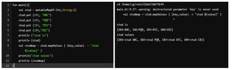 type of destructuring declaration using lambda