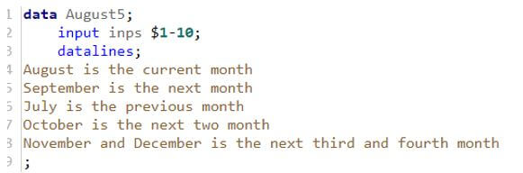 declared the datasets on the first set