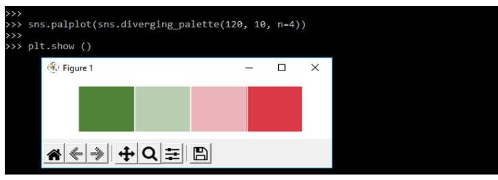 custom diverging palette