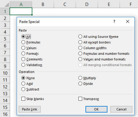 TRANSPOSE Formula in Excel output 3