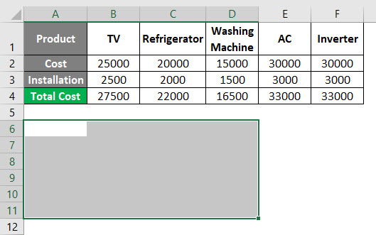 TRANSPOSE Formula in Excel output 9