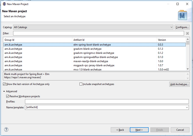 group id and artifact id