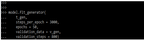 Keras Generator - fit generator