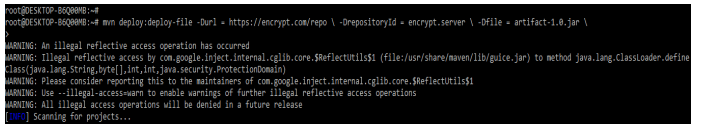 deploying the password