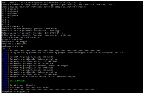 Maven Quickstart Archetype 16