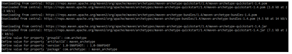 Maven Quickstart Archetype 5