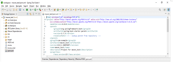 checking the structure of project