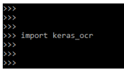 Keras OCR 12