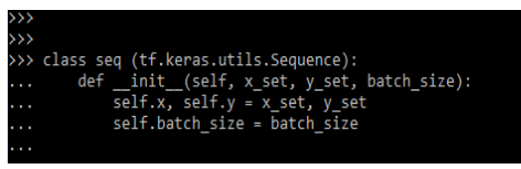using the init method