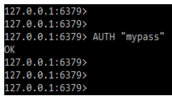 Redis Auth Config Set