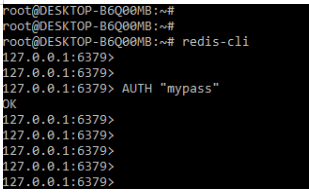Redis Auth - Correct Password