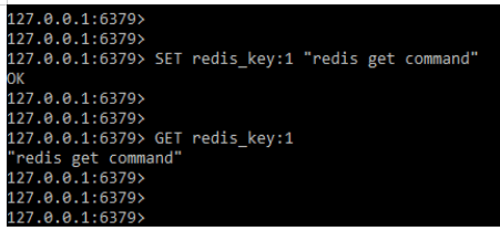 key value from set command