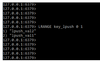 Redis LPUSH - Retrieve the value