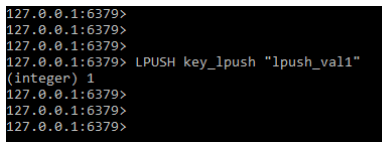 Redis LPUSH Method