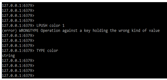 Redis LPUSH - String value