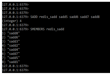 Redis SADD - Element names