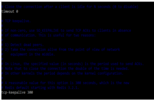TCP keep alive timeout