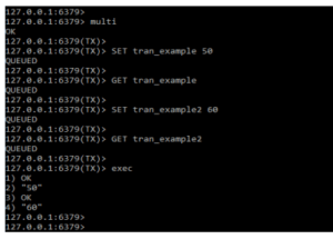 defining four commands