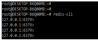 connect to localhost and port 6379