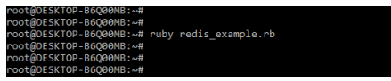 Ruby Redis gem example 1
