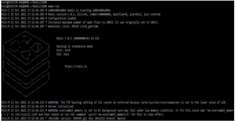 RedisJSON - Running the module