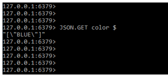 RedisJSON - get command