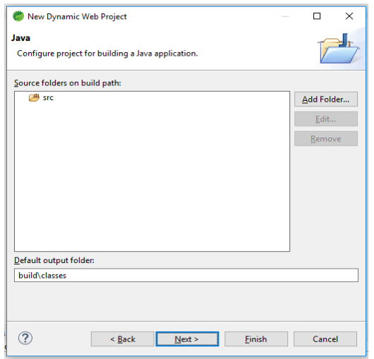 build path of source folder