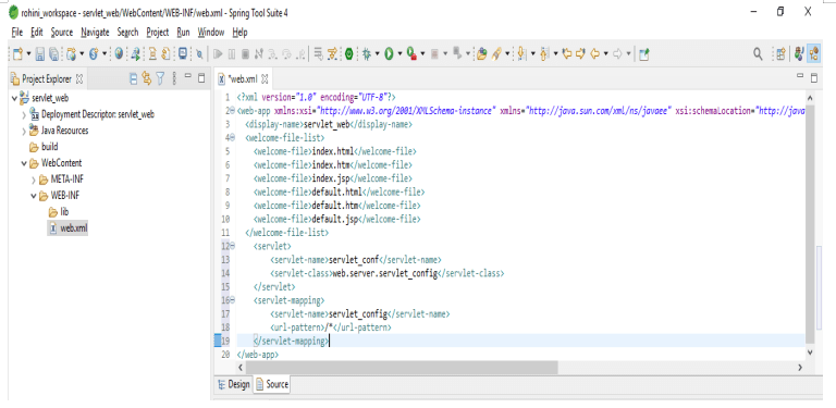 Configure Servlet web.xml
