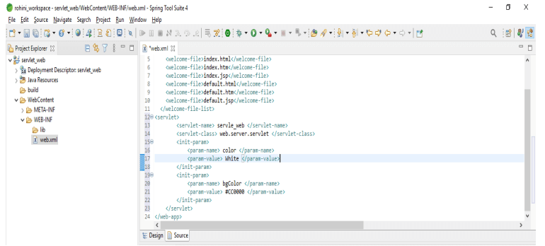 element to map the URL