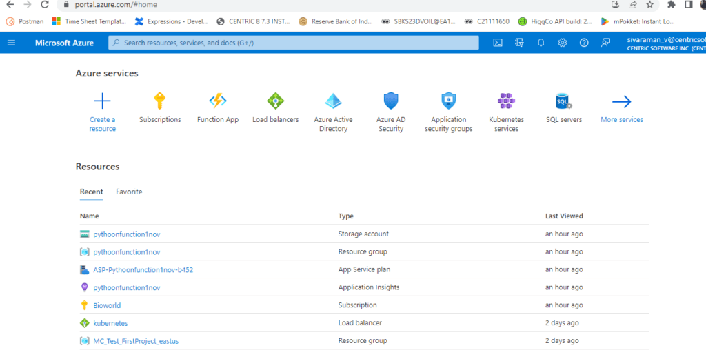 Azure Functions Authentication App