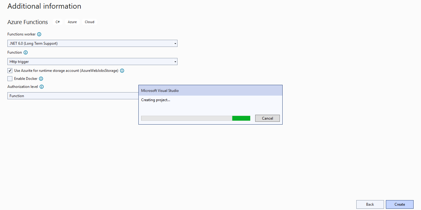Azure Functions HTTP Trigger Project