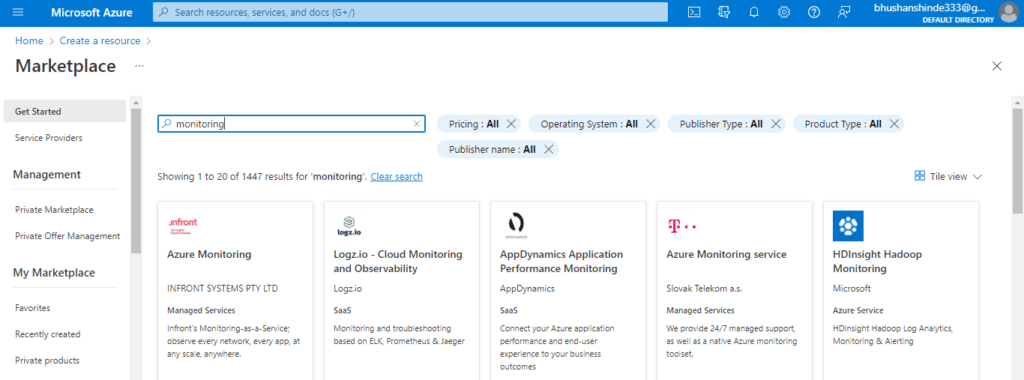 Azure Functions Logging Monitoring