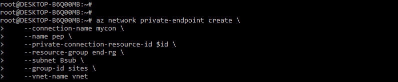 creating the bastion